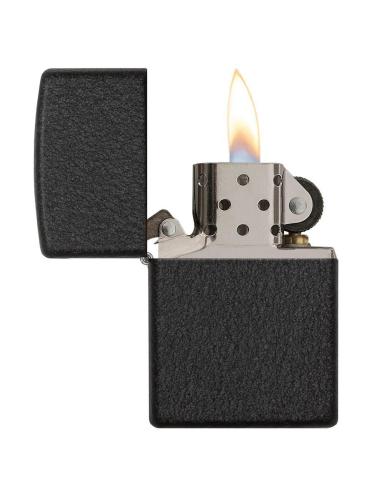 Comprar Estuche Regalo Con Encendedor Black Crackle Y Funda Marrón a precio de oferta