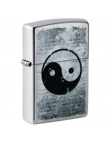CHROME PLATED LIGHTER WITH ZIPPO YING-YANG
