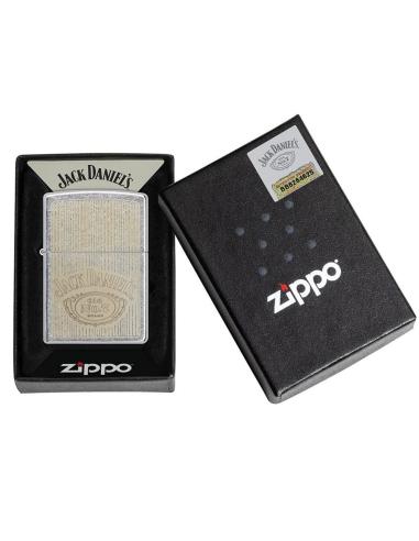 ISQUEIRO ZIPPO COM LOGÓTIPO JACK DANIELS GRAVADO A LASER