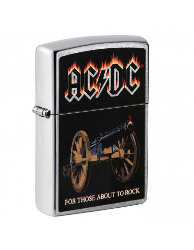 ACDC LIGHTER FOR THOSE ABOUT TO ROCK BY ZIPPO