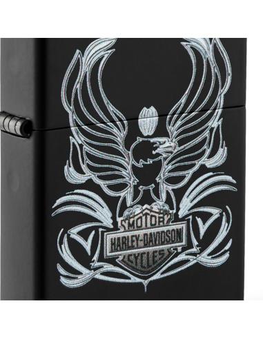 BRIQUET ZIPPO NOIR MAT HARLEY-DAVIDSON