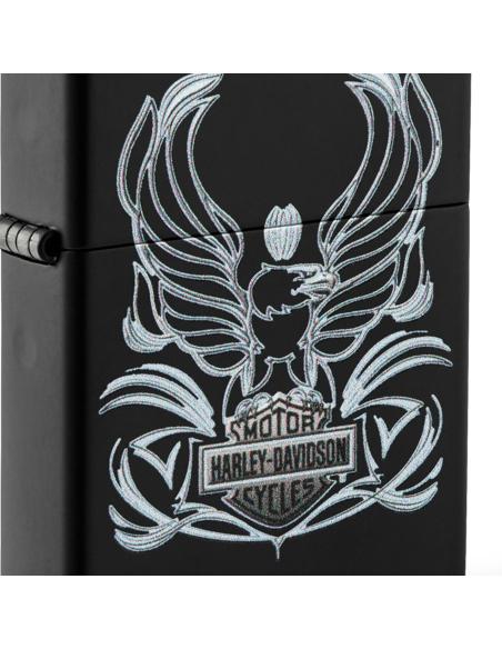 ISQUEIRO HARLEY-DAVIDSON MATT BLACK ZIPPO