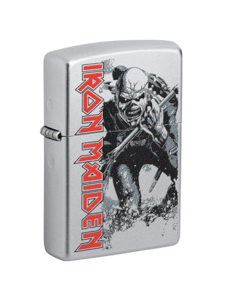 Comprar Mechero Zippo Con Logo Iron Maiden Y Eddie a precio de oferta