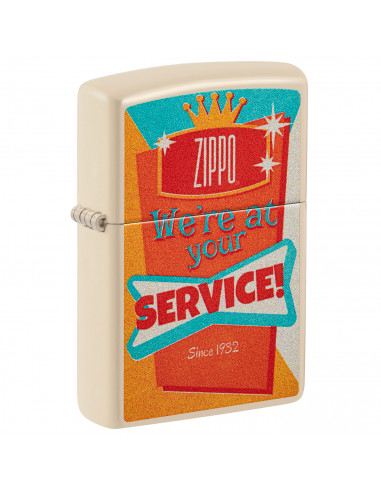 LIGHTER AT YOUR SERVICE COLOR SAND COLOR BY ZIPPO