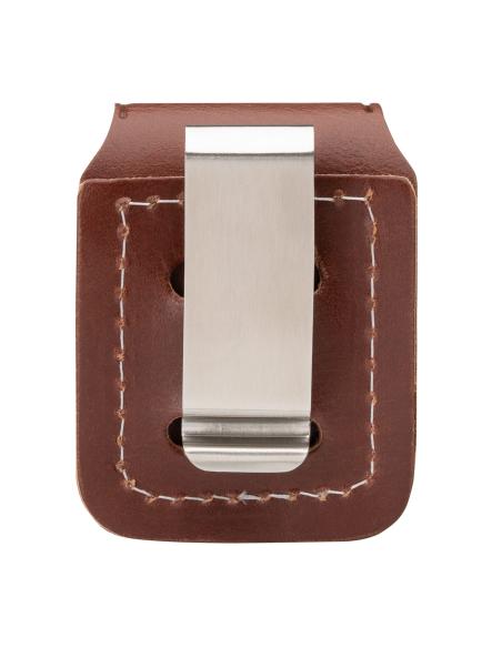 Comprar Set De Regalo De Funda De Piel Marrón Para Zippo a precio de oferta
