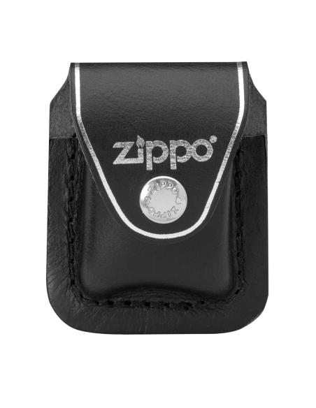 COFFRET CADEAU AVEC BOÎTE ZIPPO EN CUIR NOIR