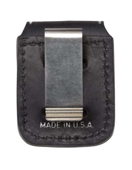 Comprar Set De Regalo Con Estuche De Cuero Negro Para Zippo a precio de oferta