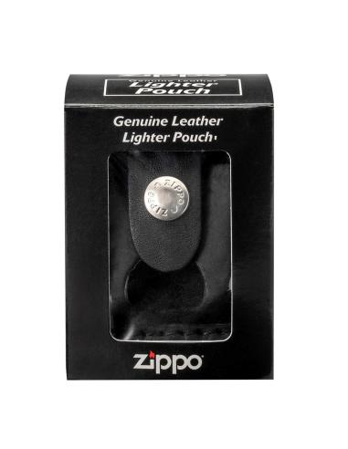 BLACK LEATHER CASE WITH LOOP FOR ZIPPO LIGHTERS