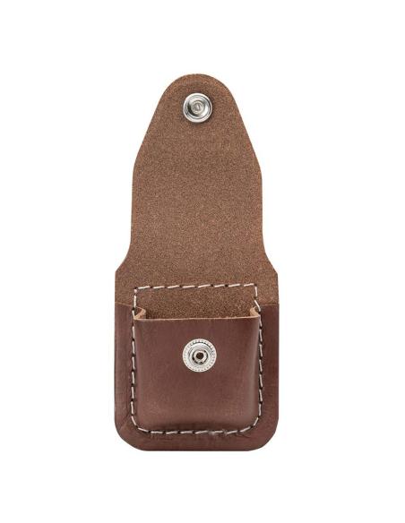 Comprar Set De Regalo De Funda De Piel Marrón Para Zippo a precio de oferta