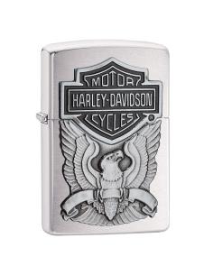 BRIQUET ZIPPO AVEC EMBLÈME HARLEY-DAVIDSON ET AIGLE