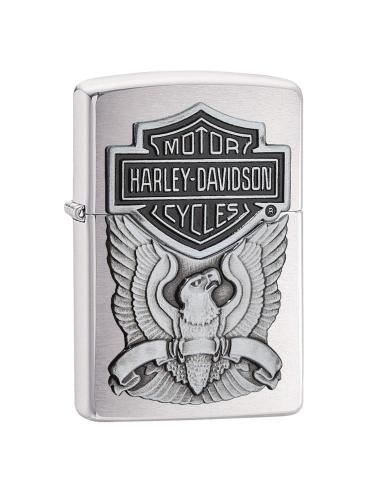 ZIPPO LIGHTER WITH HARLEY-DAVIDSON EMBLEM AND EAGLE