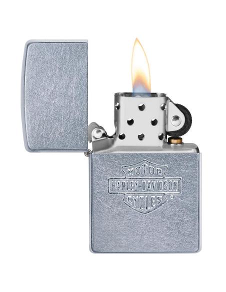Comprar Mechero Con Logo De Harley Stamped De Zippo a precio de oferta