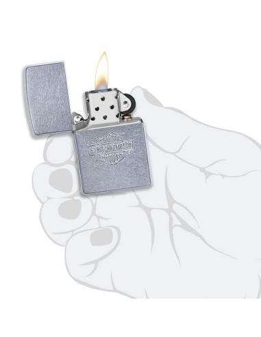 Comprar Mechero Con Logo De Harley Stamped De Zippo a precio de oferta