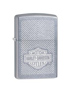 ZIPPO LIGHTER WITH HARLEY LOGO ENGRAVED LUSTER