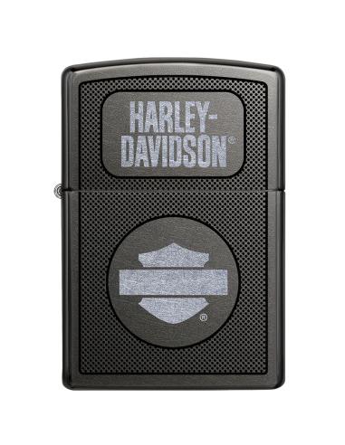 Briquet Harley Noir Avec Gravure Laser Zippo