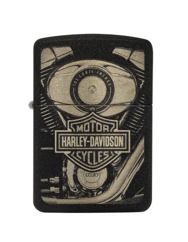 ZIPPO ISQUEIRO BRACK CRACKLE 1941 COM O LOGÓTIPO DA HARLEY