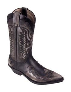 Bota Texana Milanelo Osso E Óleo De Puxar Preto | Preço Promocional