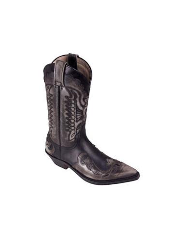 Comprar Bota Tejana Milanelo Bone Y Negro Pull Oil a precio de oferta