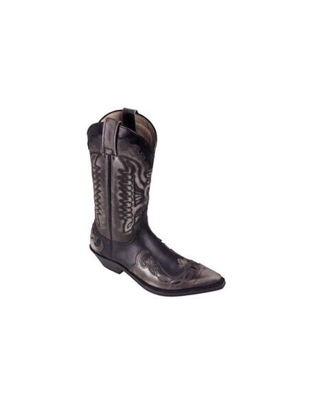 BOTA TEXANA MILANELO OSSO E ÓLEO DE PUXAR PRETO