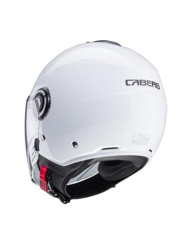 CAPACETE DE JATO DE VISEIRA DUPLA BRANCO CABERG RIVIERA V4