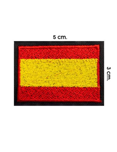 PATCH DU DRAPEAU ESPAGNOL PETIT 5 X 3 CM