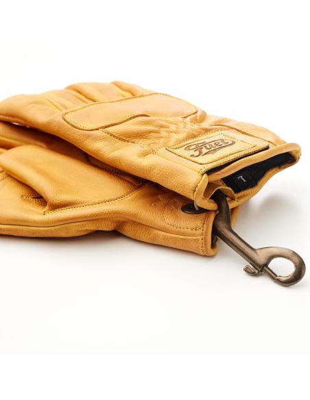 Luvas De Motocicleta Retro Em Couro United De Fuel