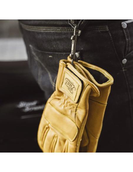 Gants De Moto En Cuir Rétro United Par Fuel