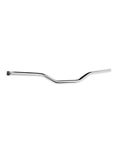 GUIDON BILTWELL TRACKER 1" (25.4MM) CHROME AVEC TROUS ET TBW