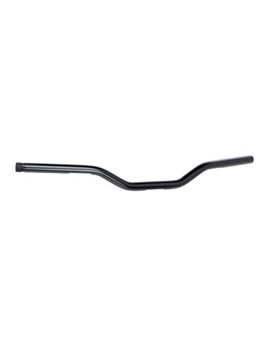BILTWELL TRACKER HANDLEBAR 1" (25.4MM) BLACK WITH HOLES AND TBW