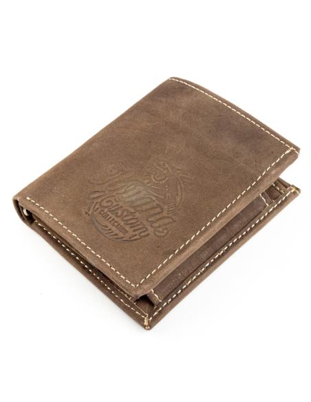 LEATHER WALLET BROWN IGUANA CUSTOM COLLECTION