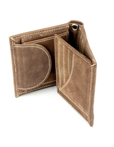 LEATHER WALLET BROWN IGUANA CUSTOM COLLECTION