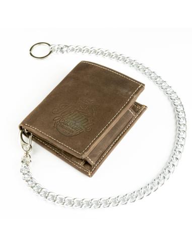 LEATHER WALLET BROWN IGUANA CUSTOM COLLECTION