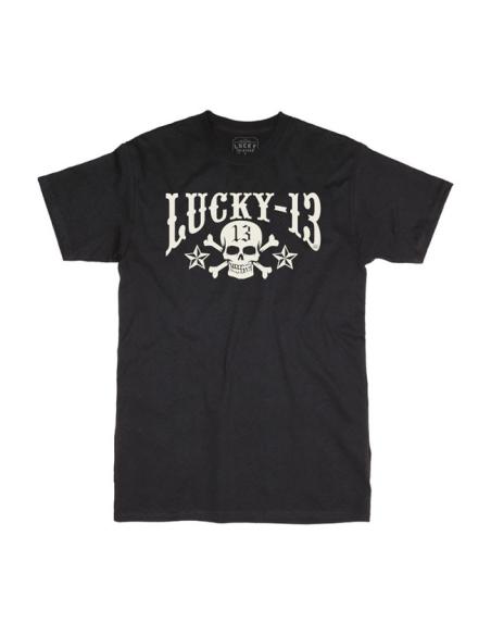 T-SHIRT "ÉTOILES À TÊTE DE MORT" DE LUCKY 13