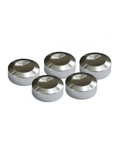 CHROME PLUGS FOR REAR PULLEY SEVERAL HD