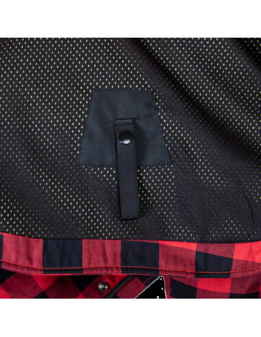 Gms Overshirt Jaguar Red And Black Approved
