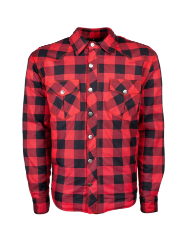 Gms Overshirt Jaguar Red And Black Approved