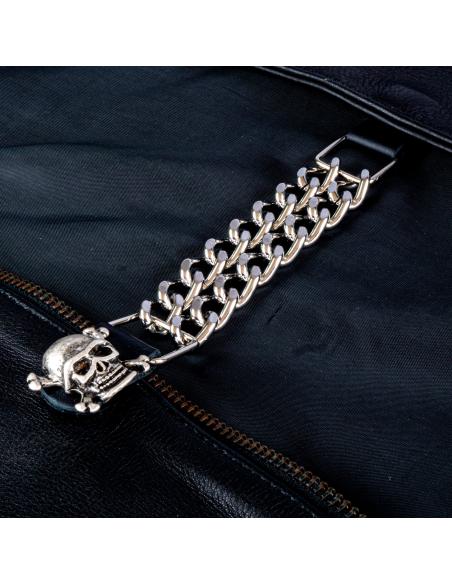 EXTENSEUR DE GILET SKULL&BONES AVEC CHAÎNE CHROMÉE