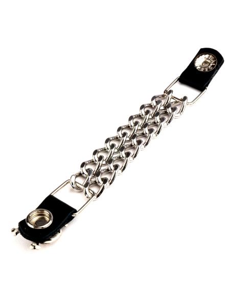 EXTENSEUR DE GILET SKULL&BONES AVEC CHAÎNE CHROMÉE