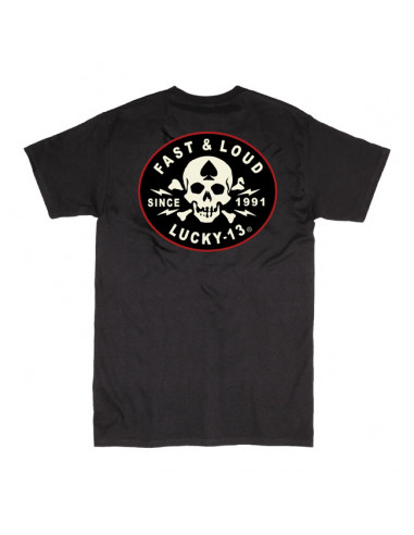 FAST AND LOUD COTTON T-SHIRT BY LUCKY 13