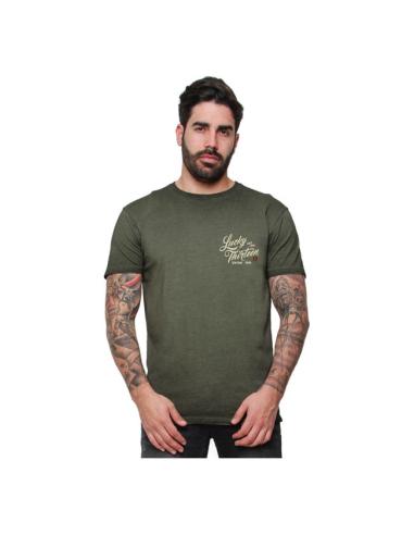 Comprar Camiseta Vintage Iron Verde Retro De Lucky 13 a precio de oferta