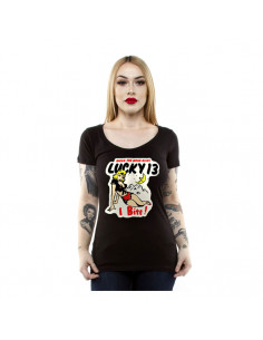 MAGLIETTA I BITE IN COTONE DI LUCKY 13