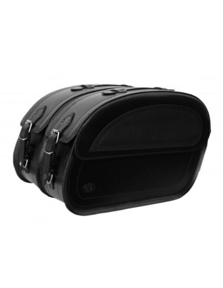 Comprar Alforjas Piel Rígidas Sahara Basicas 50 X 30 X 16 Cm Con Cerraduras a precio de oferta