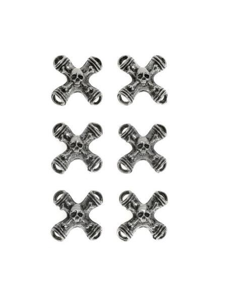 Acquista Pack 6 Charms Calavera Pirates a prezzo scontato
