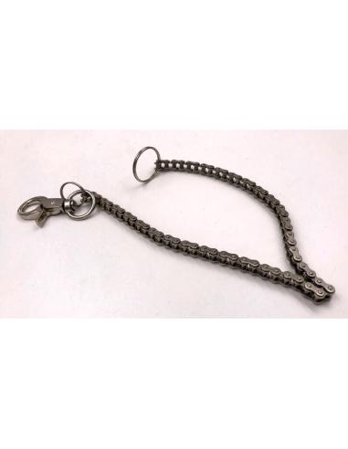 CHAIN FOR MOTORBIKE WALLET TYPE FINE METAL RAW 45CM