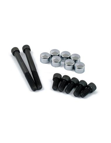KIT PLUGUES PRIMÁRIOS E PARAFUSOS, DERBY E INSPEC. CROMO SOFTAIL