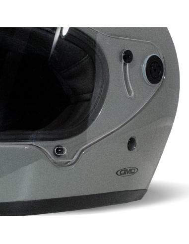Comprar Casco Integral Retro Rivale Gris Crayon De Dmd a precio de oferta
