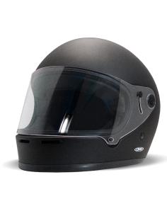 RIVALE RETRO VINTAGE FULL FACE HELMET IN MATTE BLACK