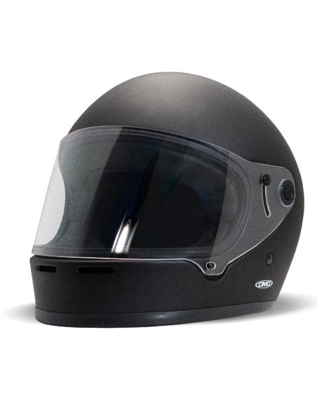 Acquista Casco Retro Vintage Integrale Rivale In Nero Opaco a prezzo scontato