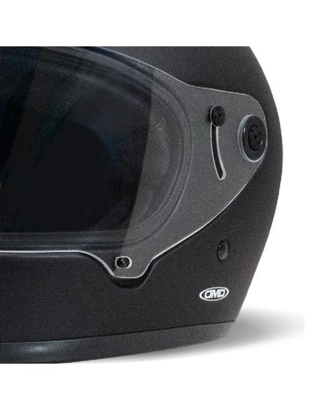 Comprar Casco Retro Vintage Integral Rivale En Negro Mate a precio de oferta