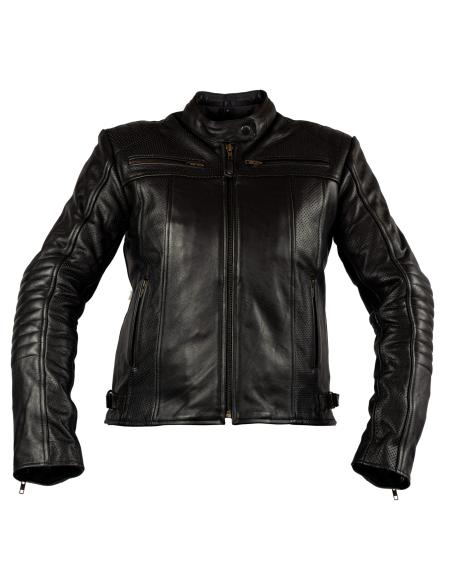 BLOUSON MOTO FEMME CUIR BLACK MOON